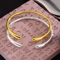 Bracelet en argent Sterling 100% massif pour femmes et hommes, Vintage, fait à la main, Simple, en or, cadeau d'anniversaire, 925 1