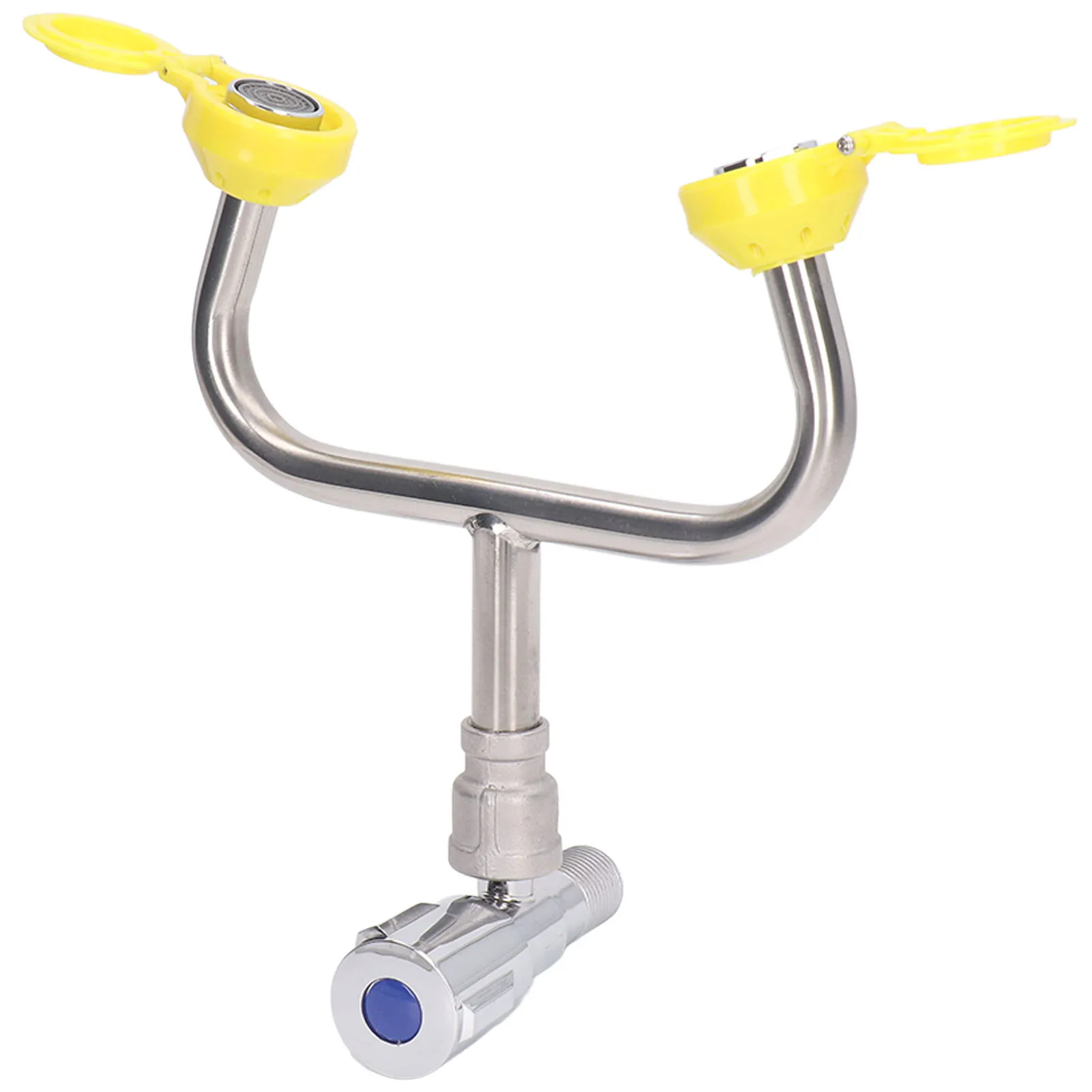 Emergency Eye Wash Station Reliable Continuous Water Eye Wash Station Easy Installation 304 Stainless Steel for Factories
