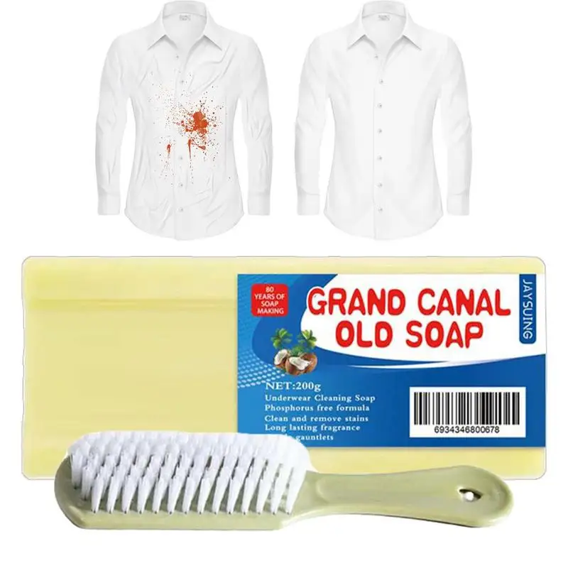 Laundry Soap Bar Hand Protection Stain Remove Bleach Clothing Cleaning For Clothes Underwear Panties Tights