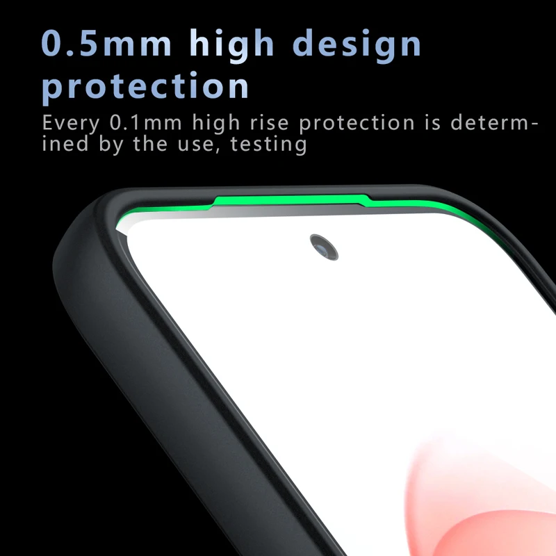 Enhanced Magnetic Shockproof Matte PC+TPU Anti-Fingerprint Phone Case