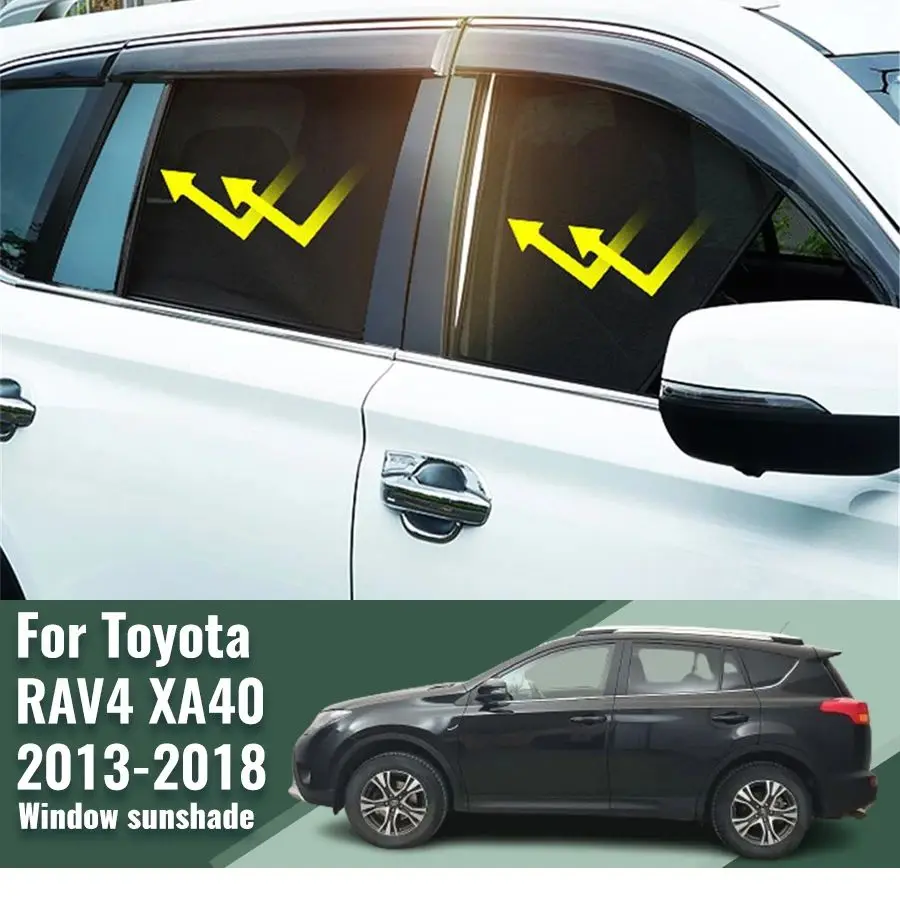 

For Toyota RAV4 XA40 2013-2018 RAV 4 Car Sunshade Visor Front Windshield Frame Curtain Rear Baby Side Window Sun Shade Shield