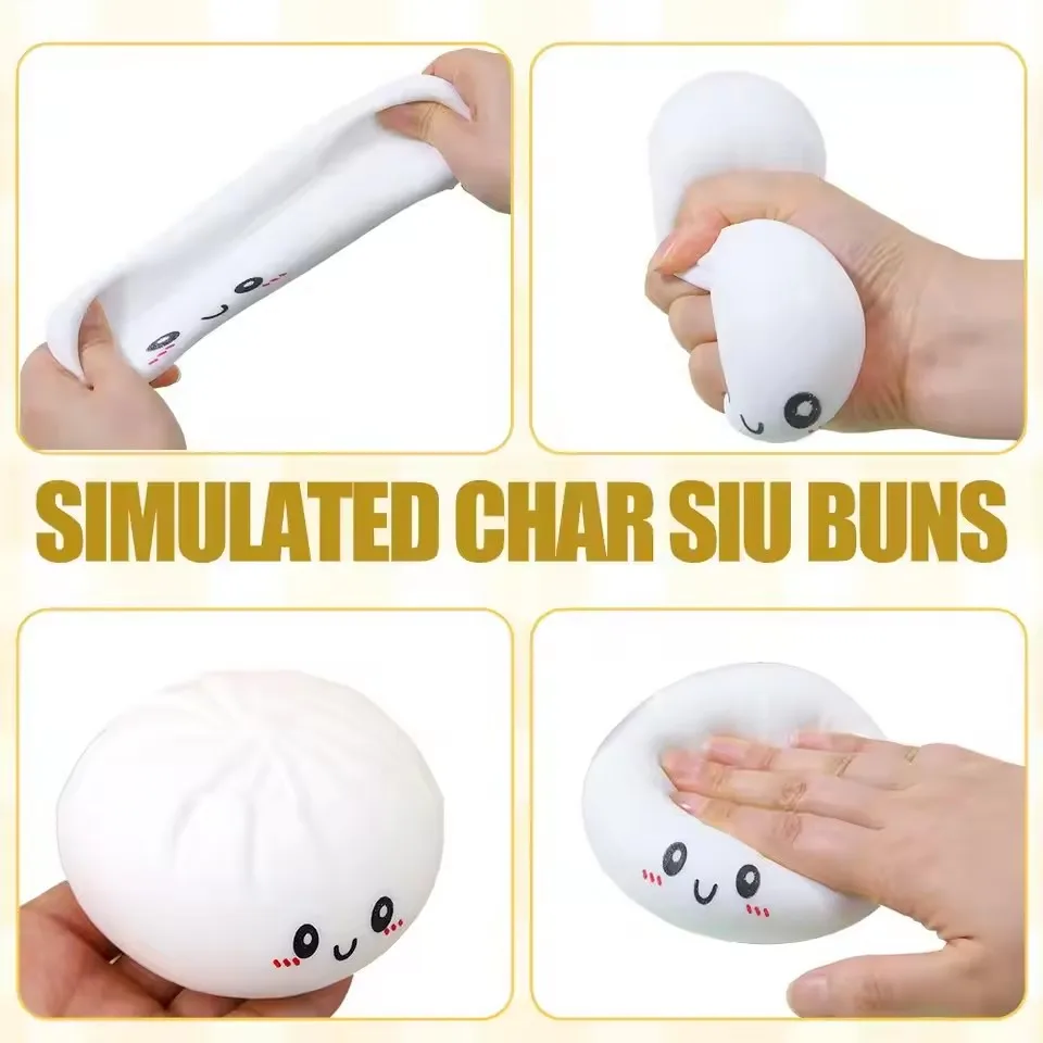 Kawaii Mini Dumpling Squishy Toy - Slow Rise Sensory Stress Relief Party Favor