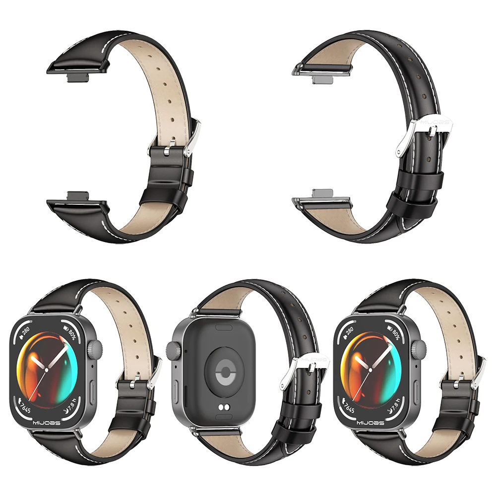 Premium Leather Wristband for Smart Watch - Soft and Durable Strap Accessory
