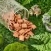 200 Pcs Roof Tiles Model Building Set Red Miniature Tiles for DIY Landscape Kitchen Garden Decoration 6