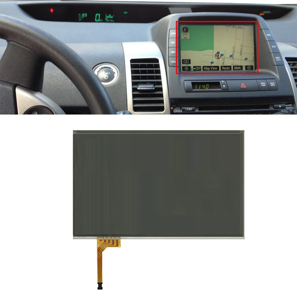 7.3inch Touch Screen Digitizer 4-Pin 5V #LTA070B510F For Lexus For Toyota Prius Sedan Fit All MFD Touch Screen Display