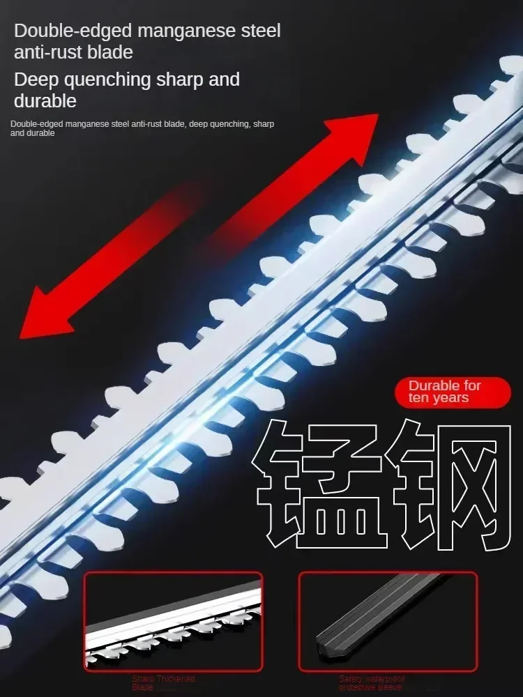 Electric Hedge Trimmer with Lithium Battery and Tea Harvester for Greening and Garden Pruning 2