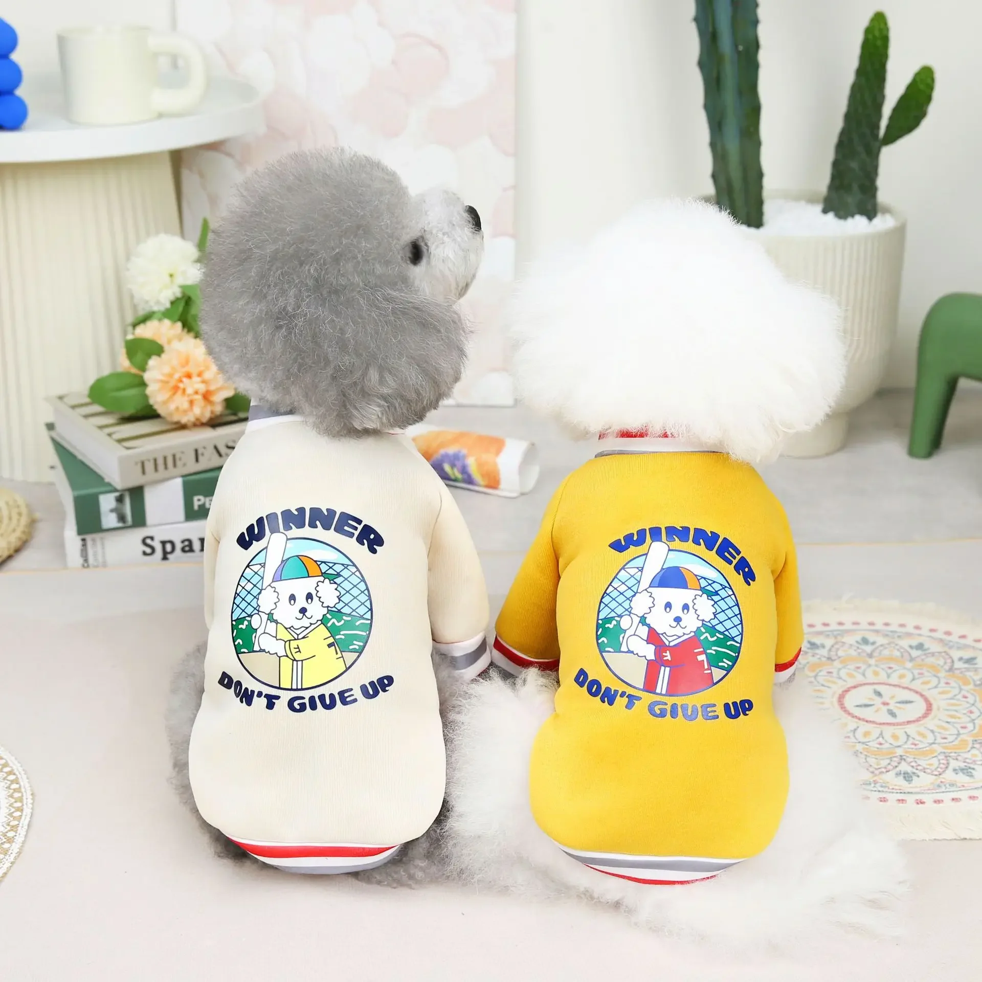 

2023 Baseball Kid Dog Apparel Fadou Teddy Pet Warm Sweater Autumn and Winter