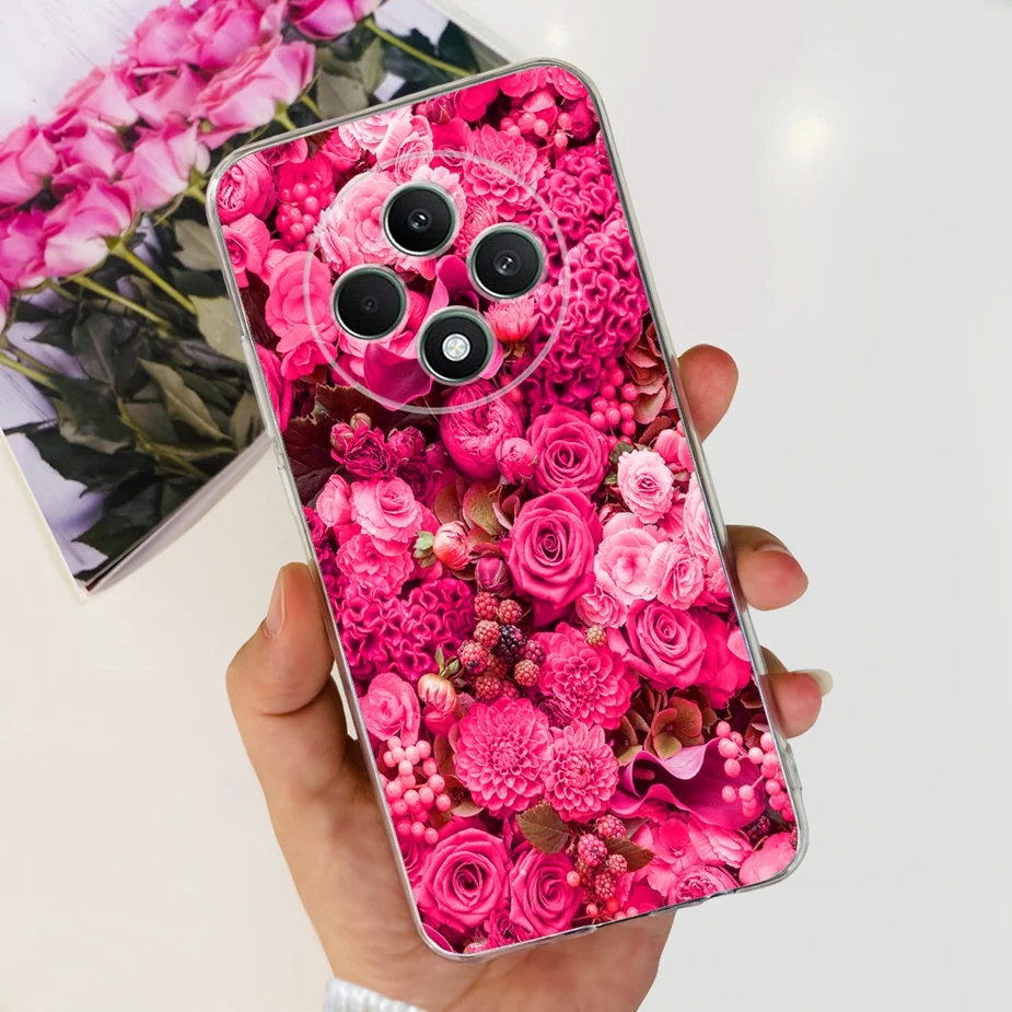 Cute Cat Cartoon Painted Soft Silicone Phone Case Cover