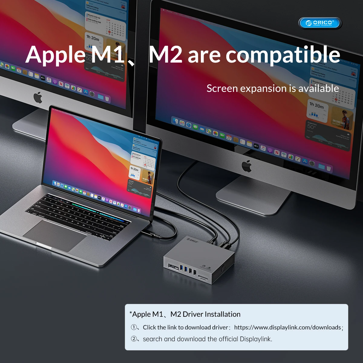 ORICO USB C  CŸ-Ƽ HDMI ȣȯ ŷ ̼, ƺ  RJ45 OTG SD ī  , 4K60Hz, PD100W, USB3.0