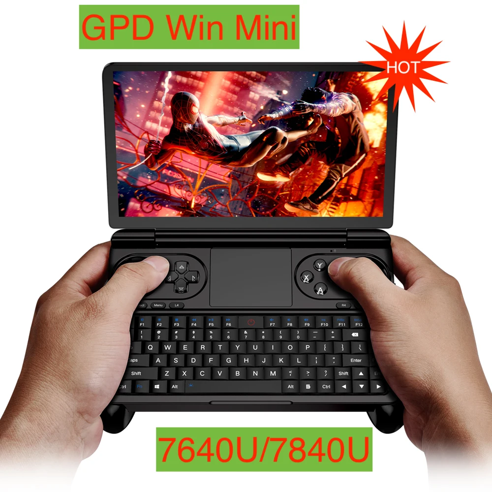 Gpd Win Mini Laptop Da Gioco Portatile Amd R Yzen 7 7640U/7840U Mini Laptop Da Gioco Tascabile Da 7 Pollici