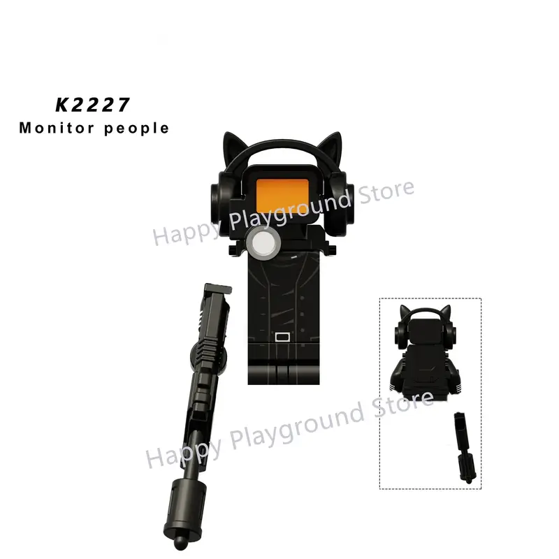 New KDL SWAT Skibidi Toilet Man Figures Anime Block Toys TvMan Titan Cameraman Speakerman Bricks Model Toy Birthday Gift - Image 57