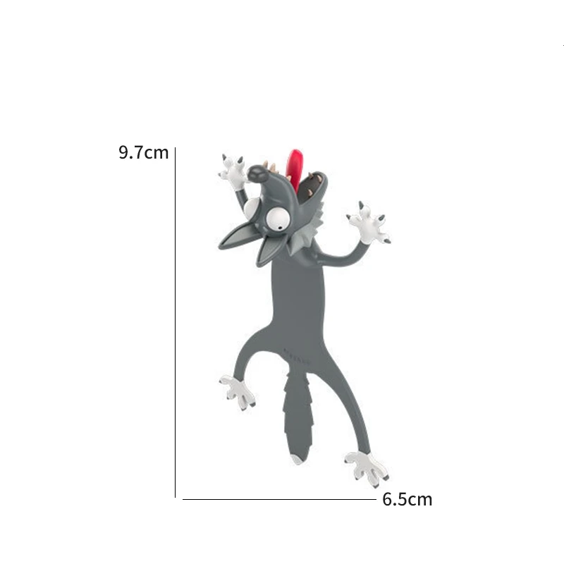 3d Cartoon Animals Book Marker
