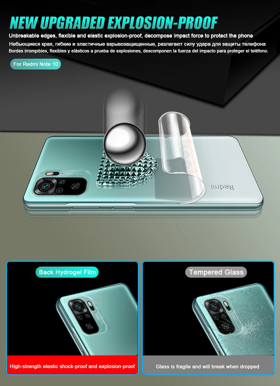 phone protector Full Cover Back Screen Protector Soft Film For Redmi Note 11 10 9 8 7 Pro 11 10S Hydrogel Film For Redmi 9C 9A 9T Pro Not Glass mobile screen guard