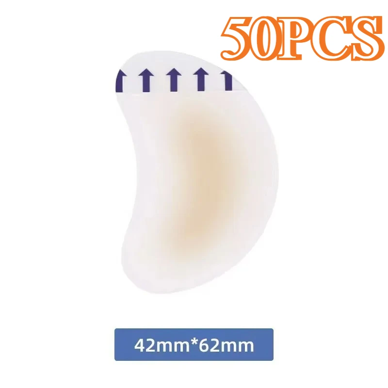30/50PCS 소프트 젤 하이힐 풋 패치 접착식 힐 물집 붕대 하이드로콜로이드 신발 스티커 통증 완화 플라스터 발 관리
