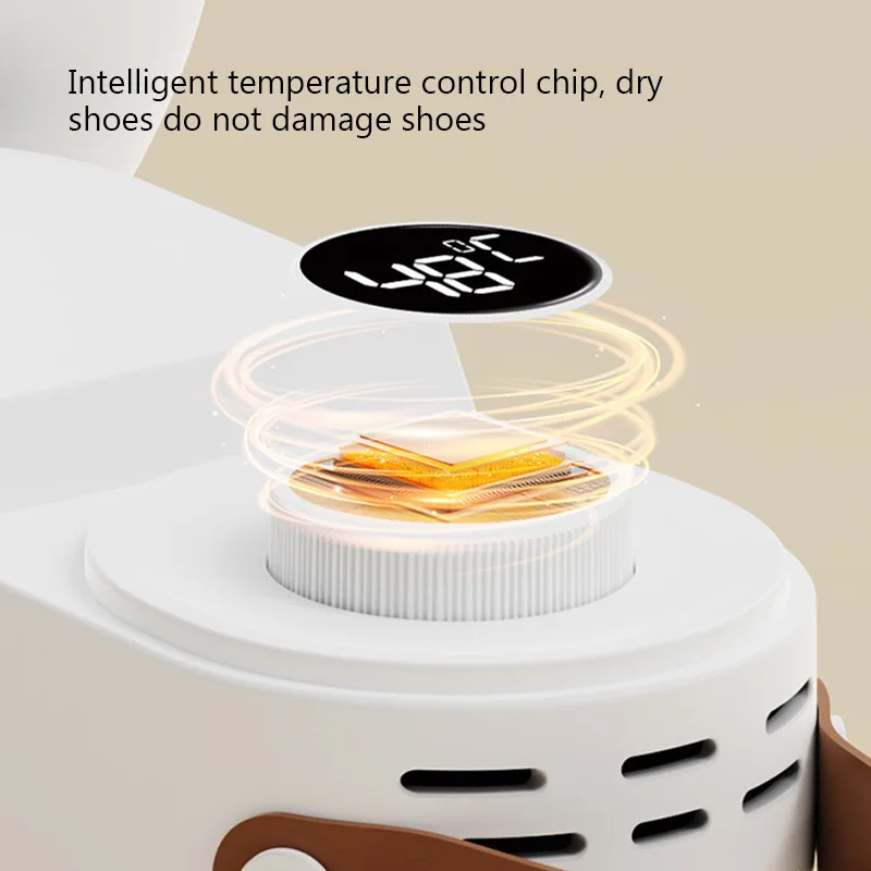 Intelligent Timer Shoe Dryer Adjustable Foldable Footwear Dryer Quick Drying Deodorizing Sterilizing Shoe Dryer Heater for Shoes 6