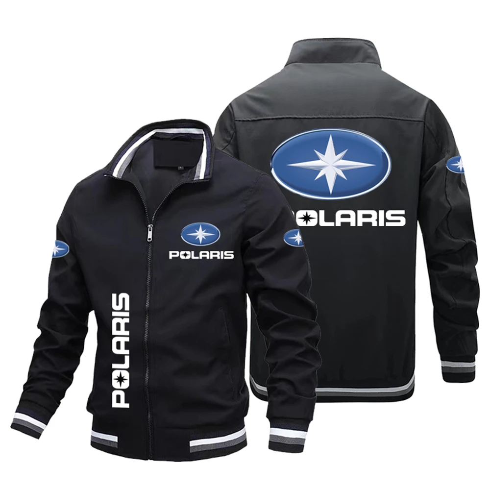 New Men's Lightweight Field Jacket Brand POLARIS Logo ATV Outdoor Windproof Multifunctional Riding Jacket Tactical Jacket2024