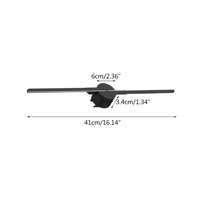 224개의 LED 비즈 비디오 프로젝터를 갖춘 3D 홀로그램 팬 광고 디스플레이 프로젝터