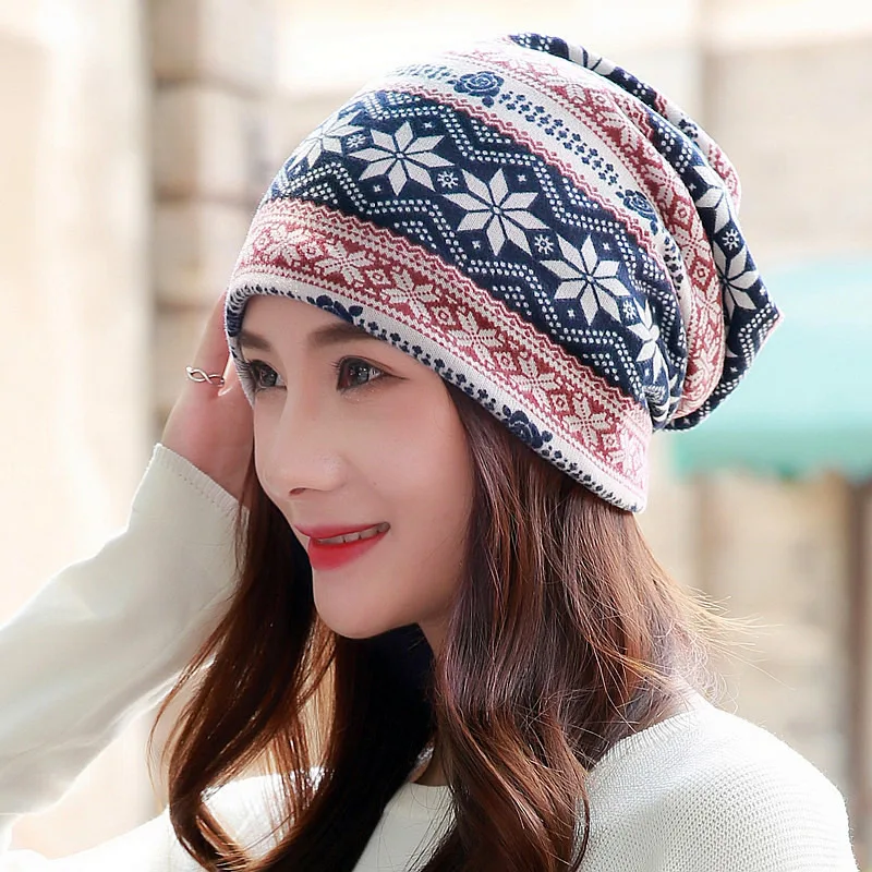 15 Colors Women Beanies Caps Spring Women Beanie Hat For Women Caps 3 Way To Wear Bonnet 3