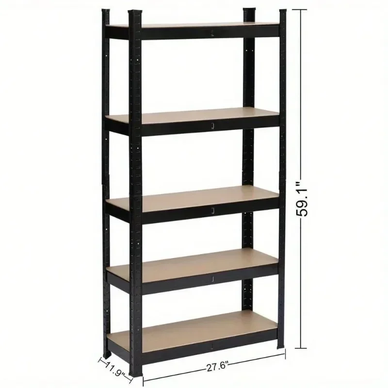 Adjustable Shelf Steel Garage Home Metal Unit Wire for Home, Kitchen, Office, Garage, Bedroom, Closet 2