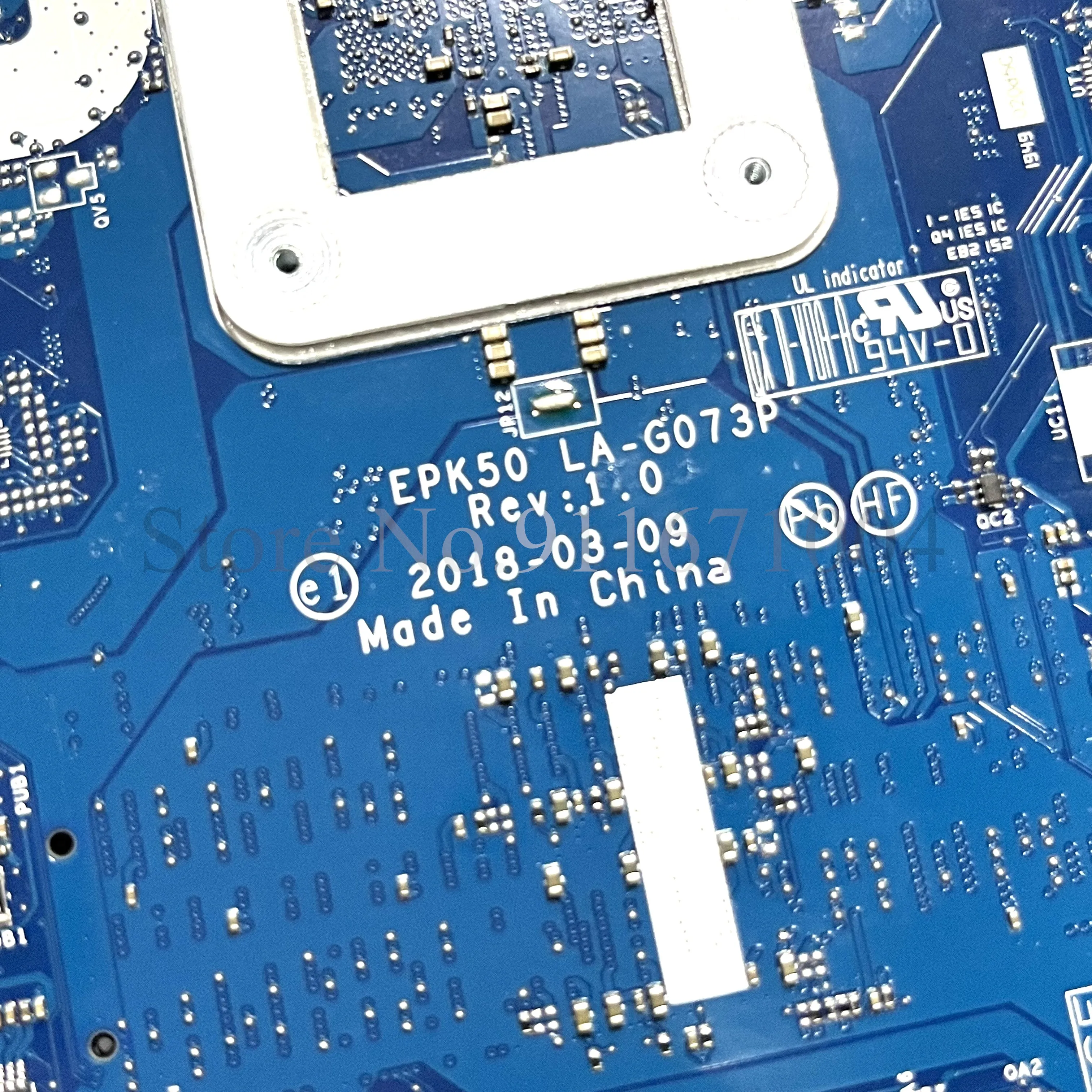 Placa-mãe Portátil para hp 15t-da Série 15-da Ddr4 Sr3s1 Cpu N4000 L20372601 L20372001 Epk50 La-g073p - Imagem 3