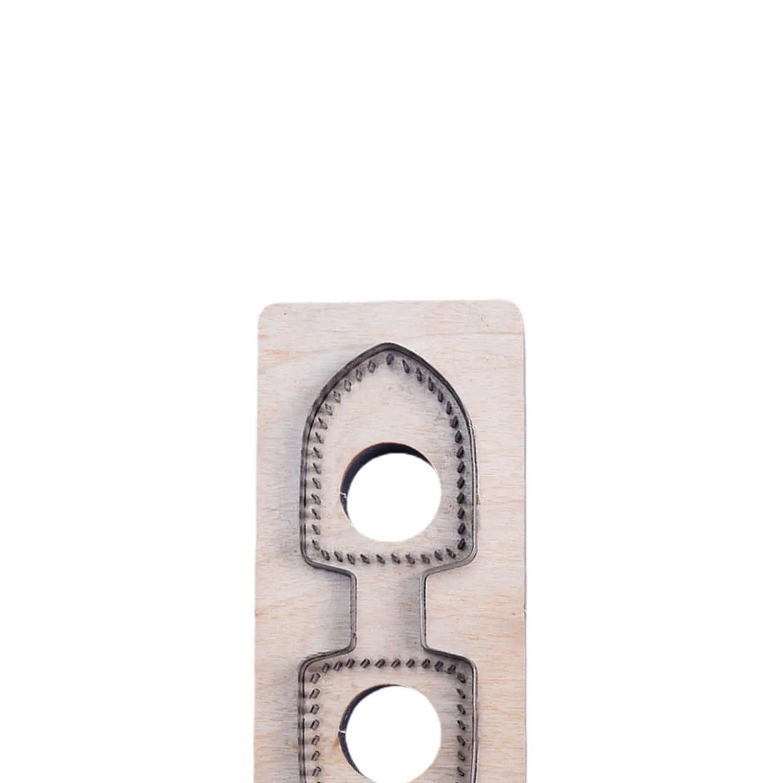 1Pcs Leather Cutting Die Punch Template Key Chain Knife Blade Leather Punch Die Wooden Cutter for Tailor PU Househld
