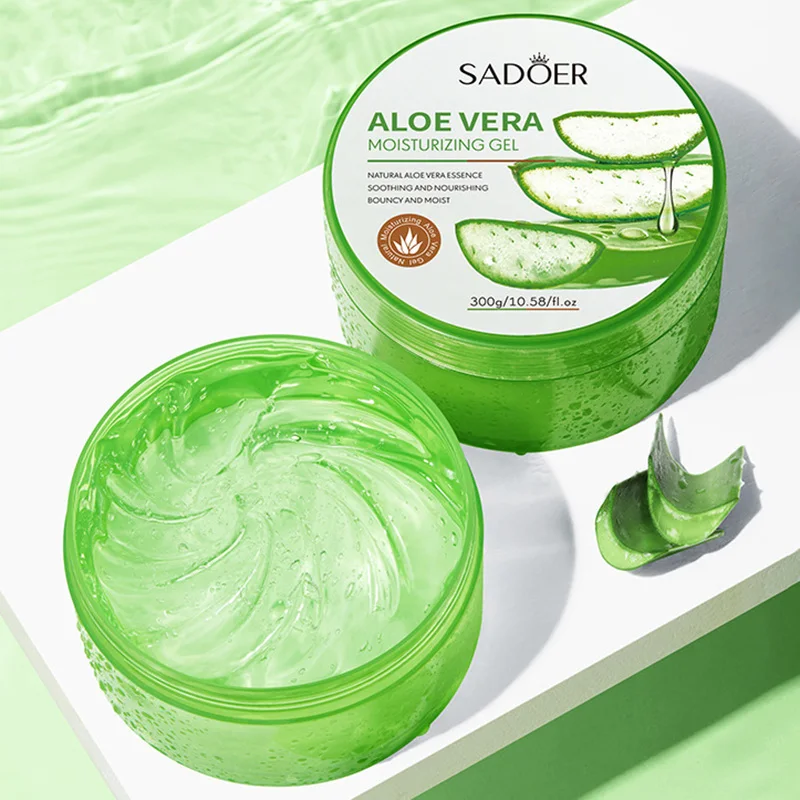 SADOER Aloe Vera Gel Creams Hydrating Brightening Nourishing Firming Moisturizing Face Cream Facial Skin Care Products 300g