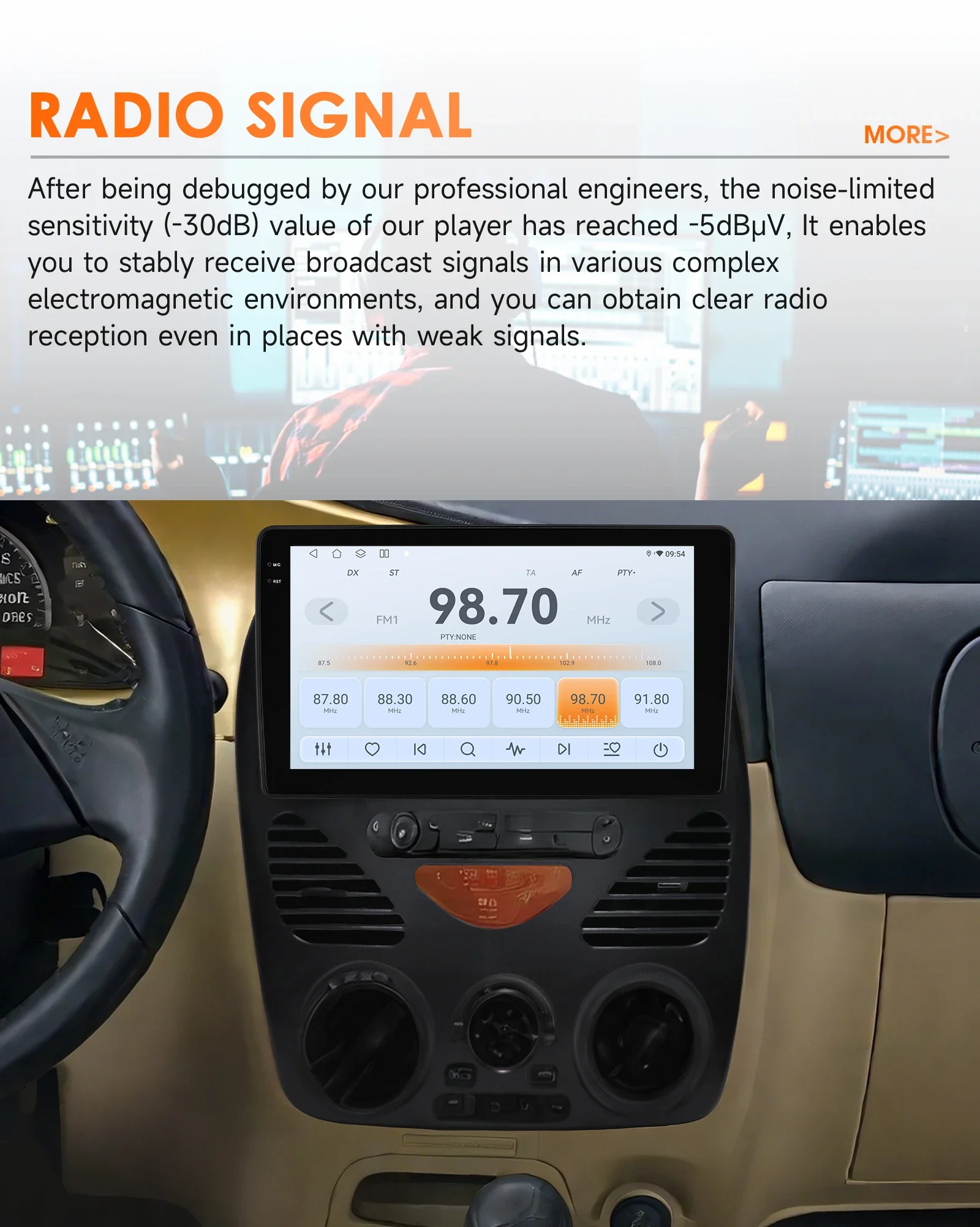 Android 14 Autoradio Autoradio Für FIAT Palio Albea Siena Wochenende Carplay multimedia GPS 360 Kamera Bildschirm Von Snapdragon 8 Core – Detail 19