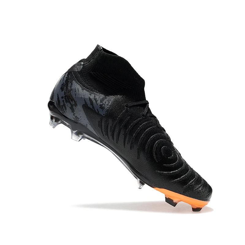 Men's High Ankle Soccer Shoes FG Anti Slip Kids Football Boots High Quality Children's Outdoor Cleats Grass Sneakers Chuteiras