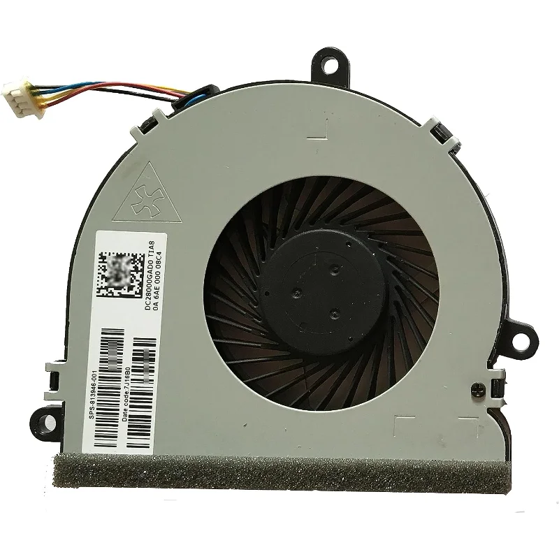 Sostituzione Della Ventola Di Raffreddamento Della Cpu Per Hp Pavilion Tpn-C125 Tpn-C126 Tpn-C130 Hq-Tre Hp 250 G6 255 Serie G6, 4 Pin 813946-001