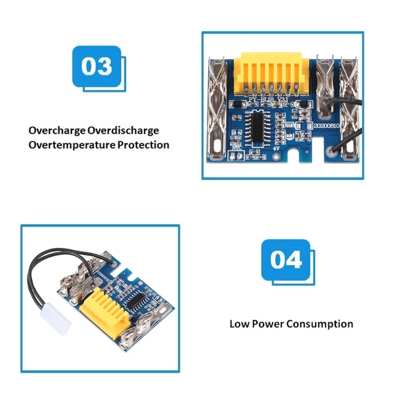 2x PCB Da 14,4 V Protezione Batteria Li-ion Per BL1430 BL1440 BL1450 - Foto 2