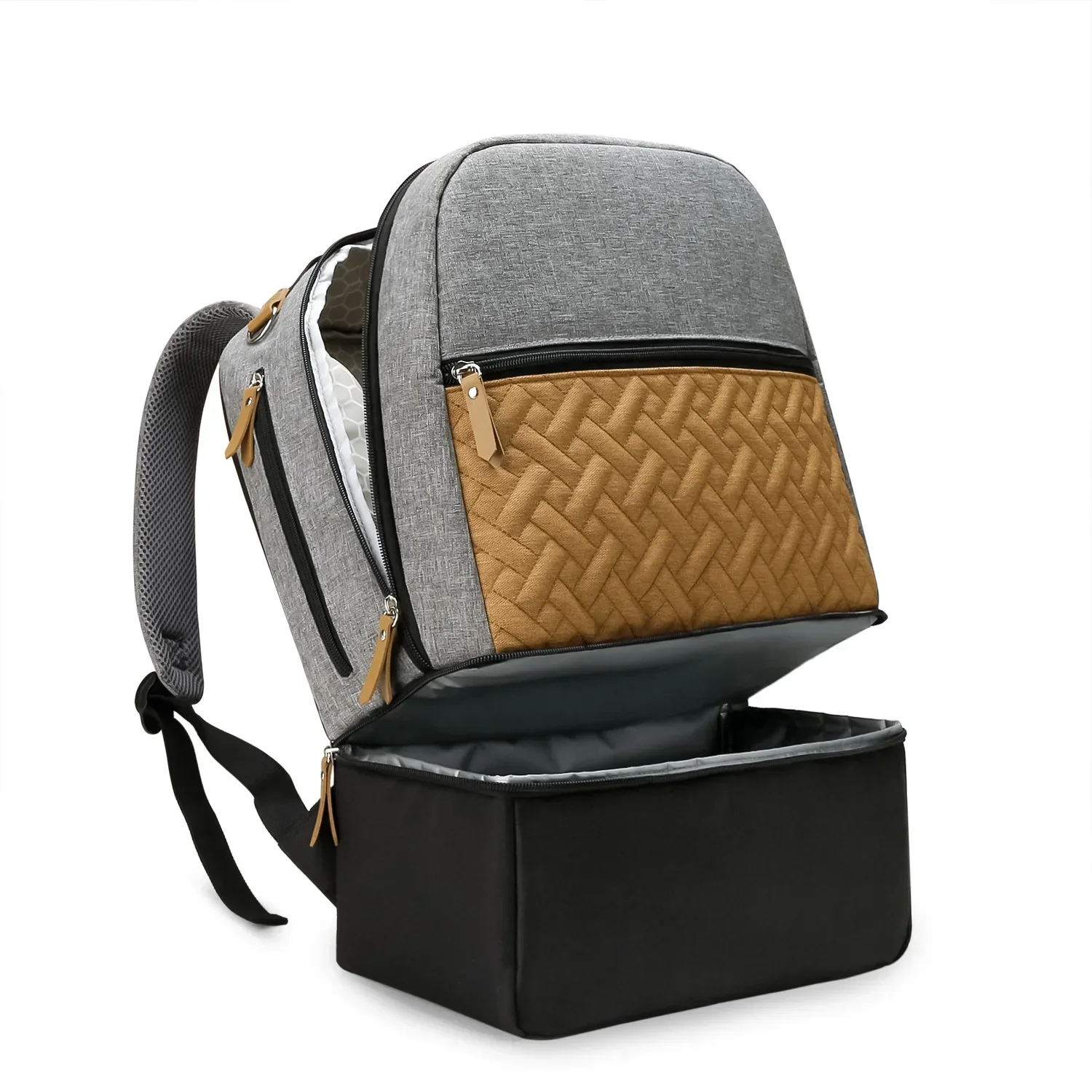 New Baby Diaper Bag Backpack Multifunctional Waterproof Maternity Nappy Bags Mommy Travel Backpack Stroller Bag Baby Nappy Cares - 2