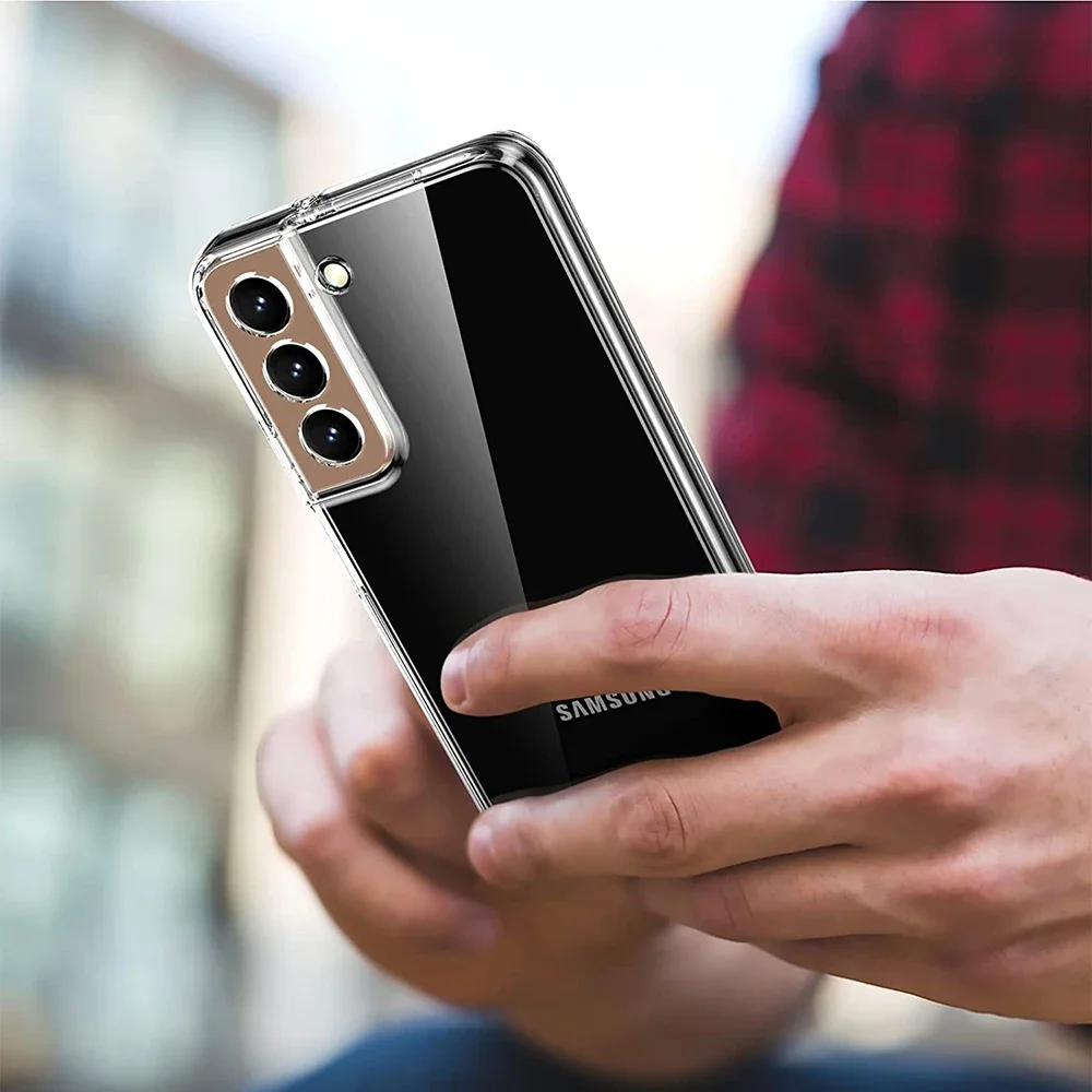 360° Full Cover Silicone TPU Hybrid Case - Durable Protection with Hard Coque Design