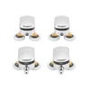 4Pcs 23Mm Shower Door Rollers Sliding Shower Doors Wheels Replacement Roller Runner Wheel (2 Top & 2 Bottom ) 1
