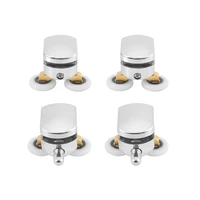 4Pcs 23Mm Shower Door Rollers Sliding Shower Doors Wheels Replacement Roller Runner Wheel (2 Top & 2 Bottom ) 1