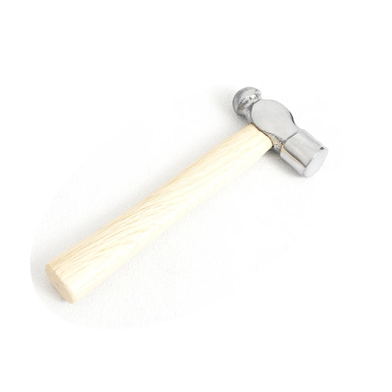 DIY Leather Carving Hammer with Wood Handle, Metal Head Mallet, Hand Tool for Punch, Leather Craft