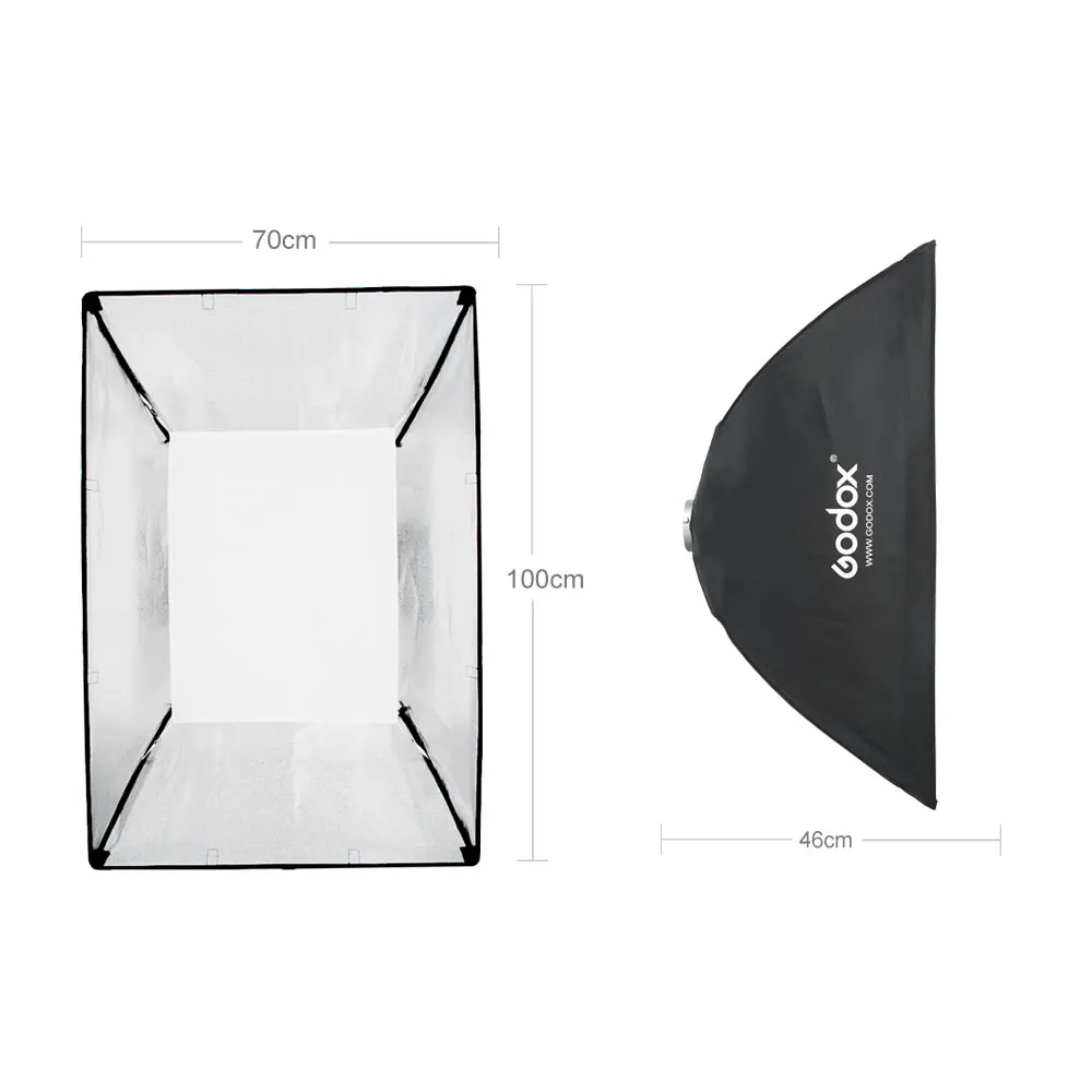 Godox 60X90cm 70X100cm 80X120cm Portable Rectangular Honeycomb Grid Softbox soft box with Bowens Mount for Studio Flash bowens mount softbox photography softbox portable softbox