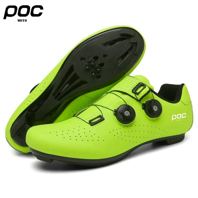 Cycling Shoes Moto Poc MTB Flat Pedal Men Rubber Non-slip Mountain Bike Racing Cleatless