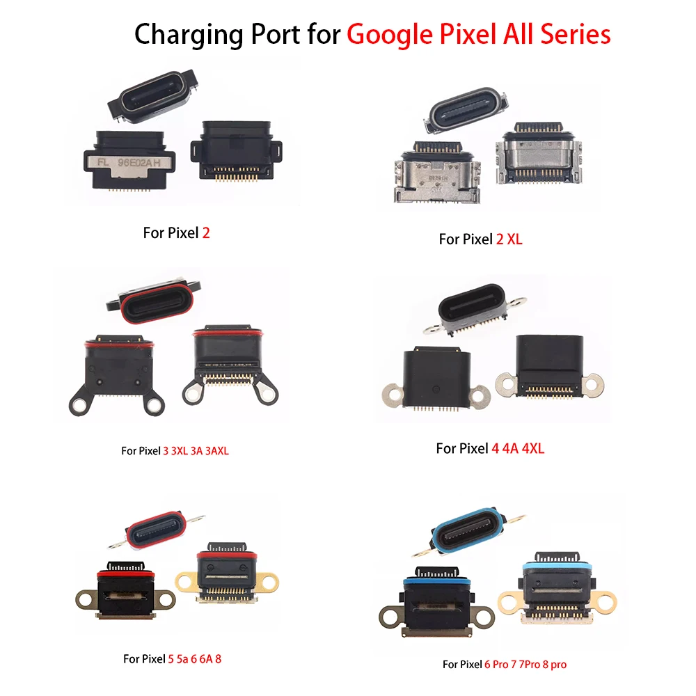 Charging Port Dock Charger Connector Socket Plug 5 pcs For Google Pixel ...