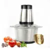 NEW Food Chopper Stainless Steel 2L Electrical Food Processor Meat Grinder Blender Mixer Machine Kitchen Appliances,EU Plug 1