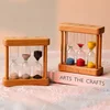 1/3/5 Minutes Modern Wooden Hourglass Sand Clock Mini Home Decoration Creative Timers Sandglass Kids Toothbrush Timer Timekeeper 1