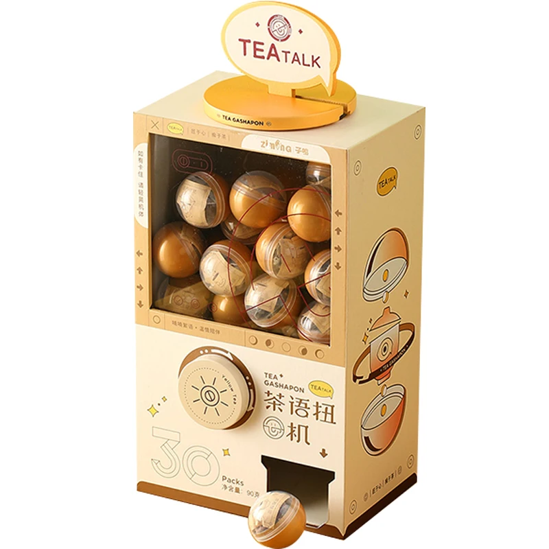 Macchina Gashapon Per Il Linguaggio Del Tè A Sorpresa Di Nicchia Pratica Per Rompere Il Cuore Di Natale