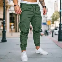 Men Pants Thin Fashion Casual Jogger Pants 2025 Streetwear Cargo Pants Men's Multi-pockets Trousers Fitness Gyms Sweatpants Mens