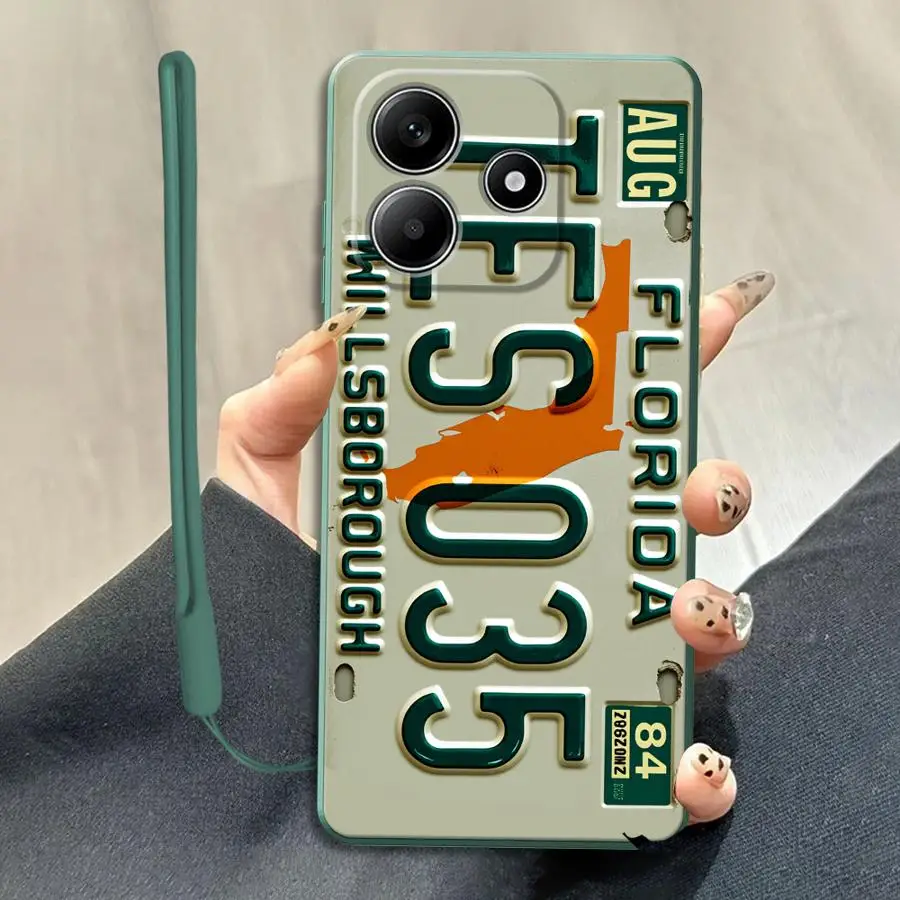 Vintage License Plate Design Phone Cover Case