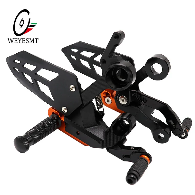 Motorcycle Adjustable Rearsets 790 Duke 890 Duke Cnc Aluminum Footrest