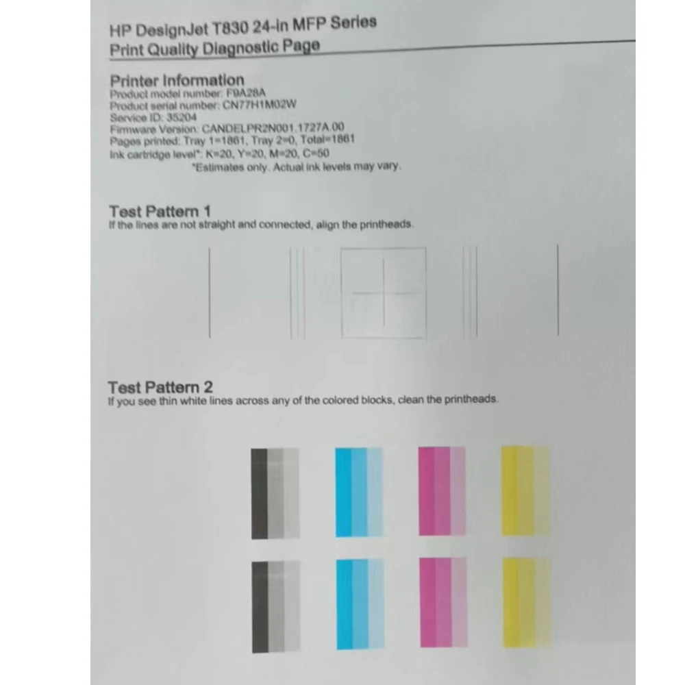 HP 디자인젯 T830 T730 대형 포맷 플로터 프린터용 HP 729 프린트헤드