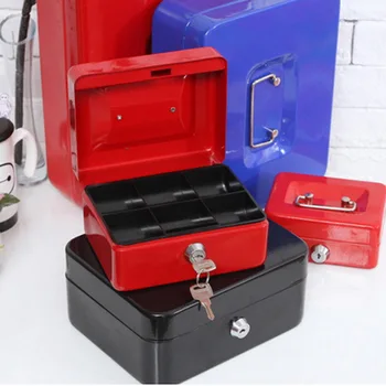 Protable Key Safe Box Key Locker Safe Home Shop Steel Safe Money Box Security Cash box Storage Hidden Coin Money Jewellery 1