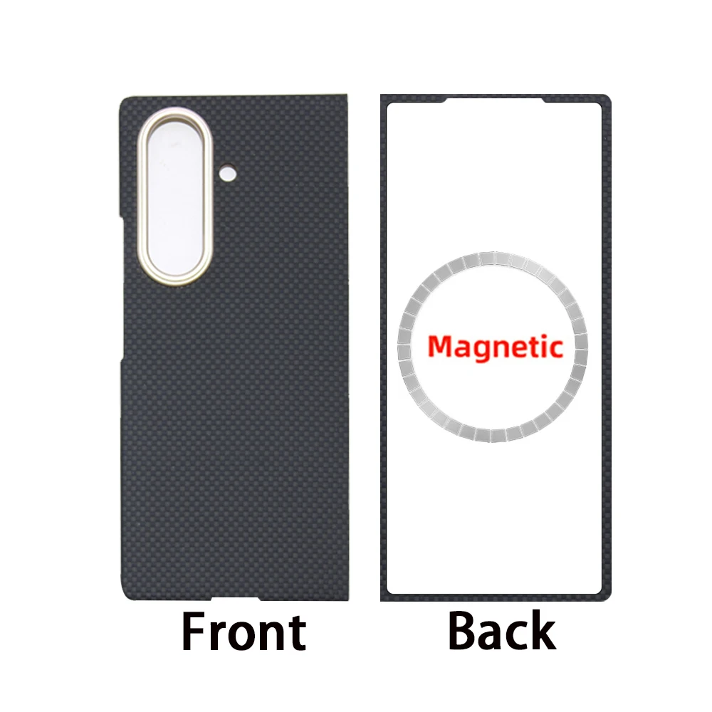 Sleek Carbon Fiber Magnetic Phone Case - Ultra-Thin Aramid Protection