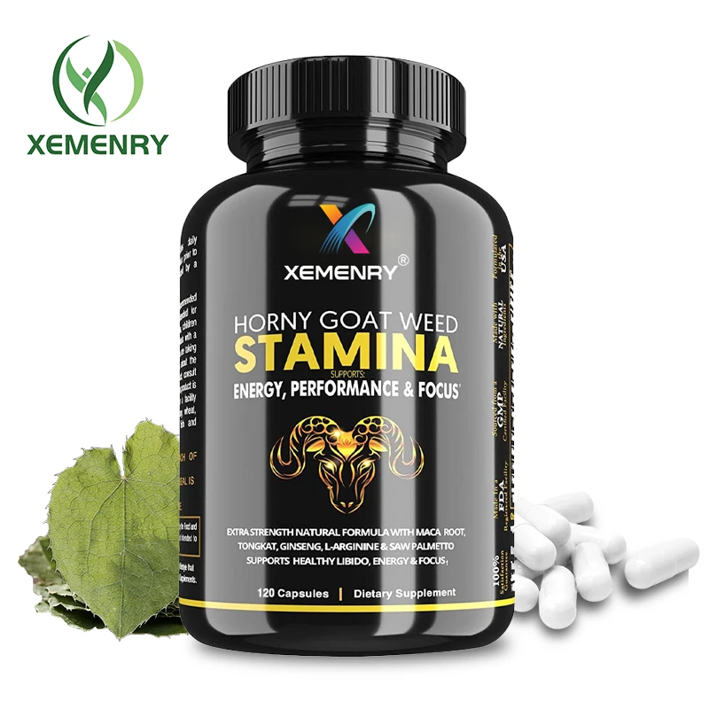 

Horny Goat Weed Extract for Men and Women - Contains Maca Root, L-Arginine, Ginseng, Saw Palmetto