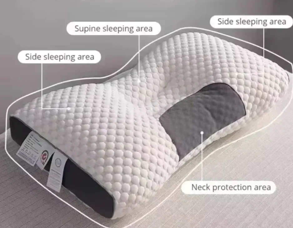 2024 NEWHoneycomb وسادة تدليك وسادة لحماية فقرات ع...