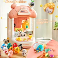 Toy Claw Game Machine Electric Mini Claw Capsule Machine Catch Doll Game Coin Operated with Light Music Kids Toy Birthday Gift 1